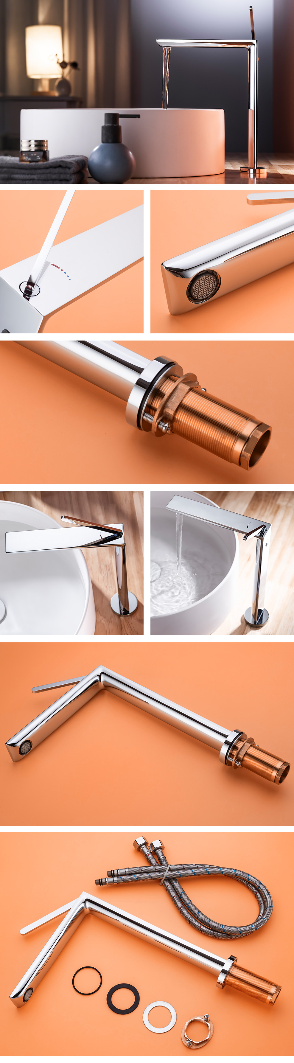 Single-Handle Bathroom Faucet