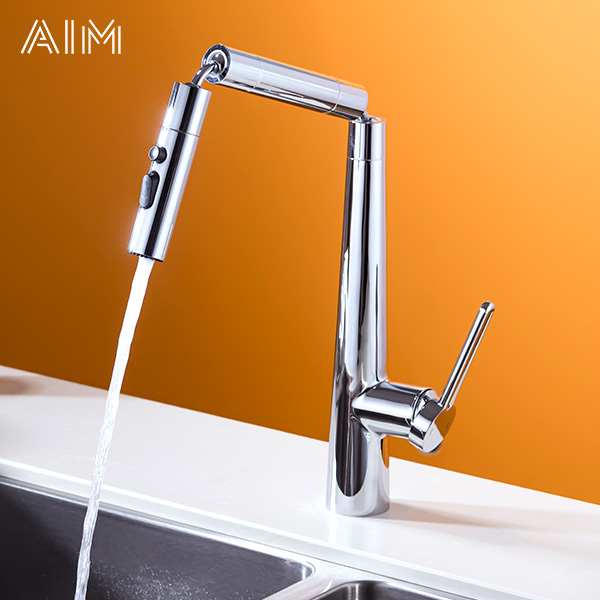 Home / Product / kitchen faucet / Pull-out-Pull-down / Commercial Brass ...